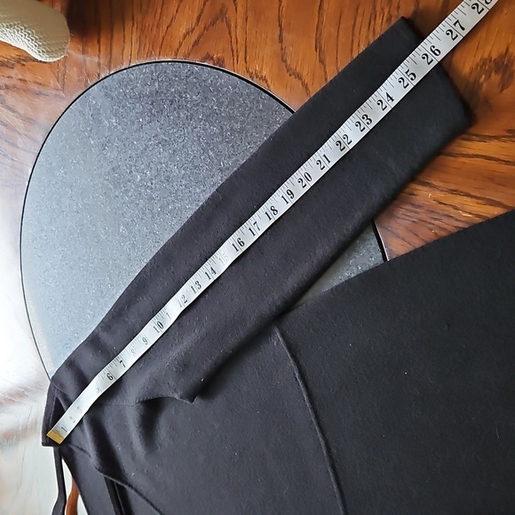 Talbots Black Merino Wool Midi Sweater Dress Long Sleeve L Petite - Picture 11 of 14